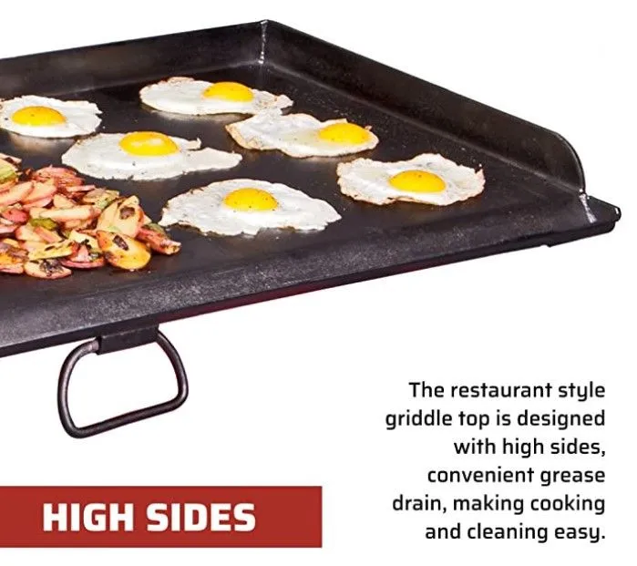 PRO GRIDDLE- 2 BURNERS
